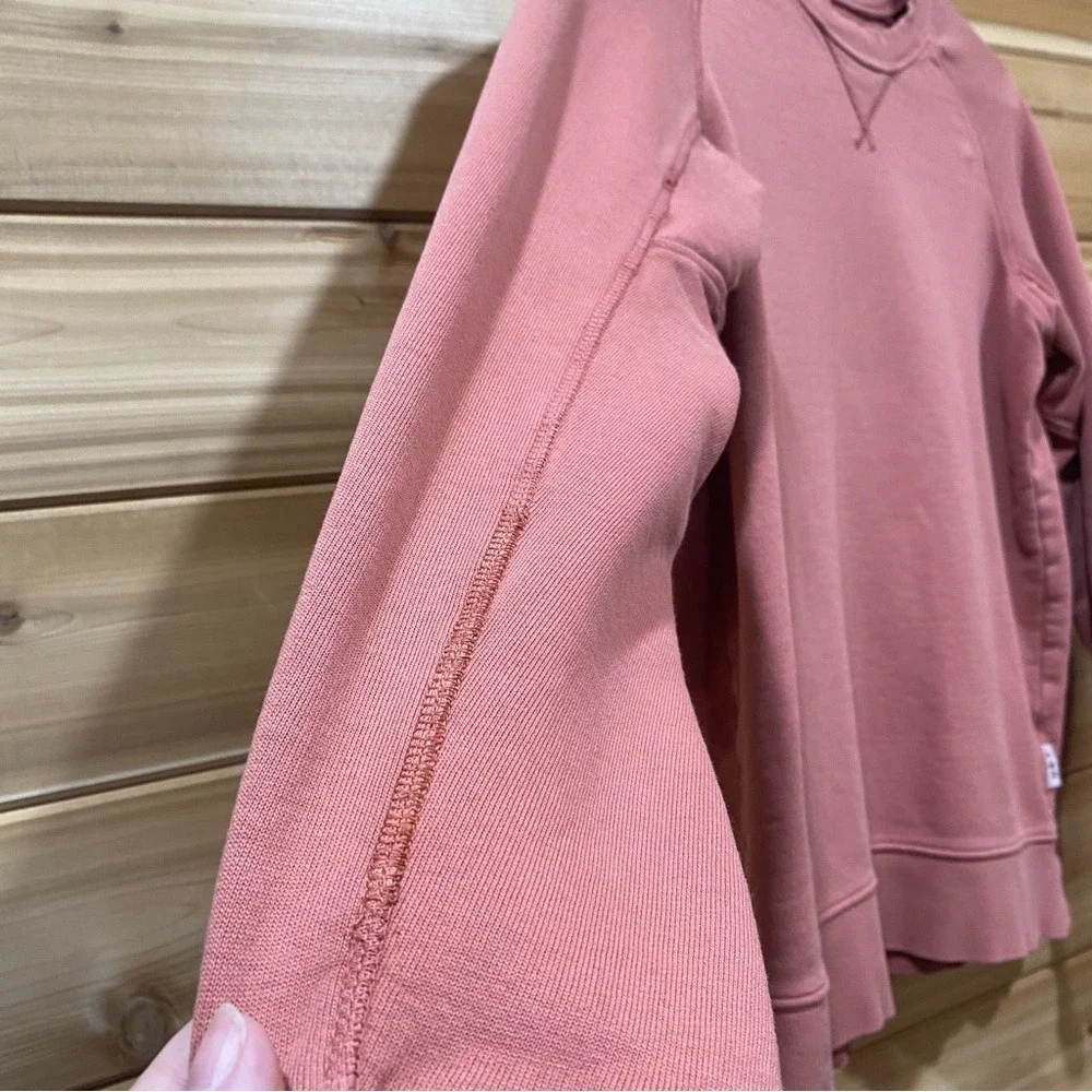 Pact Women's Dusty Rose Crew Neck‎ Sweater Small Organic Cotton